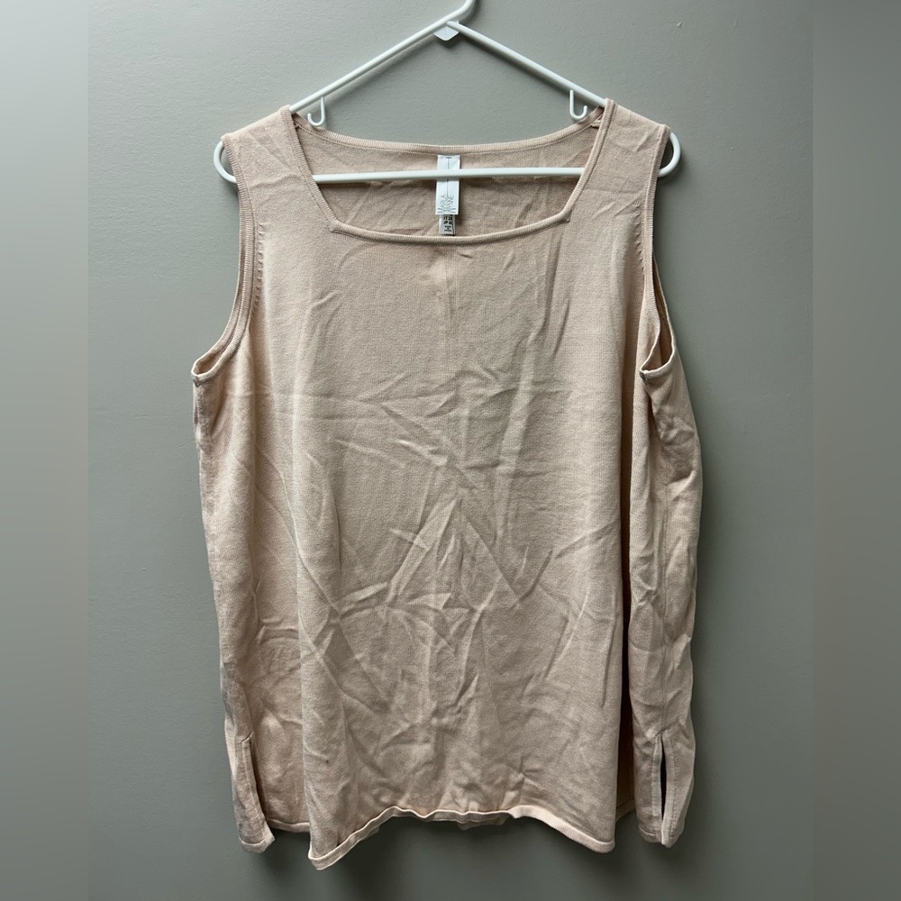 Marla Wynne Women’s Pink Knit Tank Top